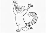 King Julien Coloring Pages Getcolorings sketch template