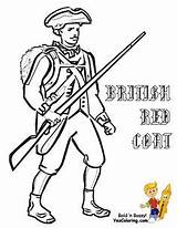 Soldier Coloring War Pages British American Army Revolutionary Civil Military Soldiers Revolution Man Drawing Redcoat Ww1 Colouring Color Kids Confederate sketch template
