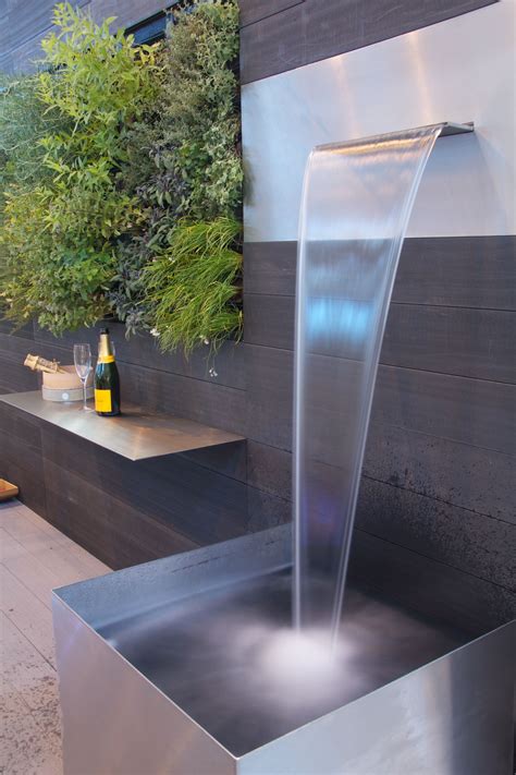 grand designs    show garden water fountain design modern water feature water