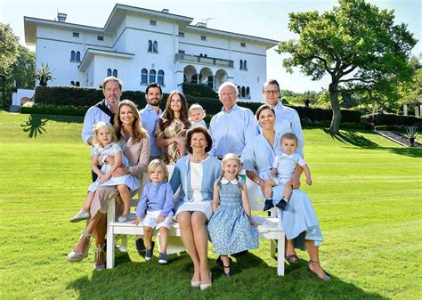 swedish royal family releases  full family photo peoplecom
