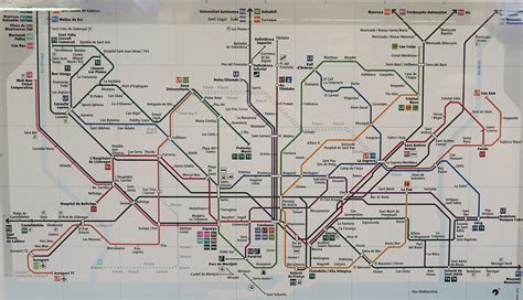 barcelona metro map mikestravelguidecom