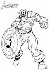 Captain Coloring Pages Printable Getcolorings sketch template