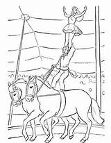 Ausmalbilder Zirkus Ausmalbild Ausmalen Ausdrucken Pferde Artisten Schleich Pferd Zirkuszelt Starlight sketch template