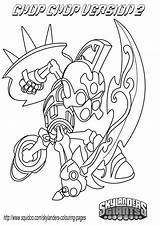 Chop Skylander Pages Colouring Skylanders sketch template