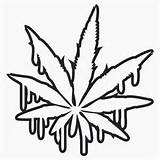 Weed Leaf Drawing Coloring Pages Joint Tattoo Pot Sketches Cannabis Tribal Drawings Trippy Cool Graffiti Pencil Clipart Cliparts Clip Skull sketch template