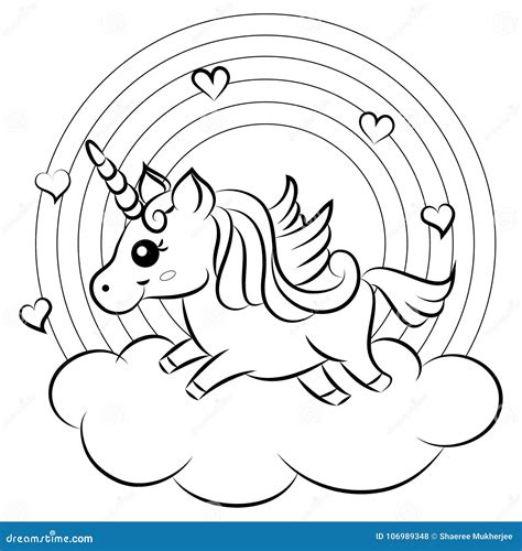 collections coloring sheet unicorn rainbow  coloring pages
