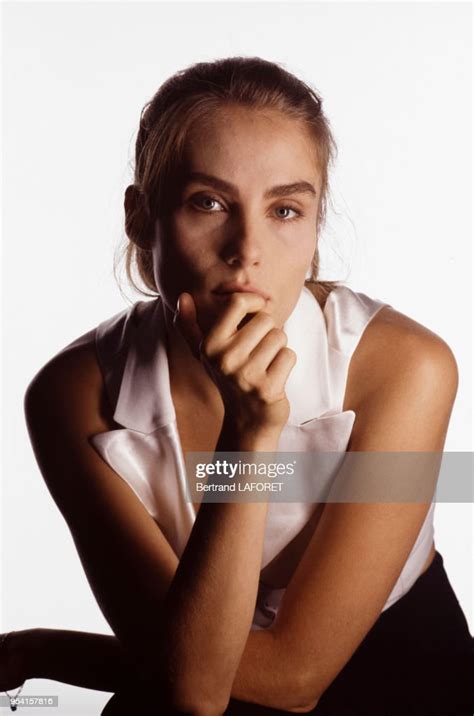 Emmanuelle Seigner Actrice Circa 1990 à Paris France News Photo