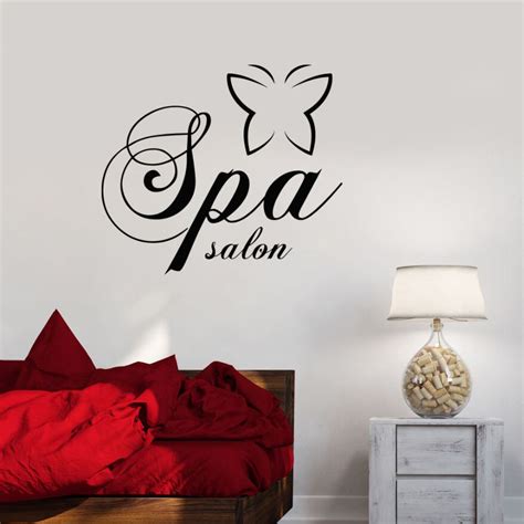 vinyl wall decal spa salon wall decoration massage therapy relax wall