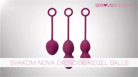 Seriouslysensual Svakom Nova Exercise Kegel Balls Youtube