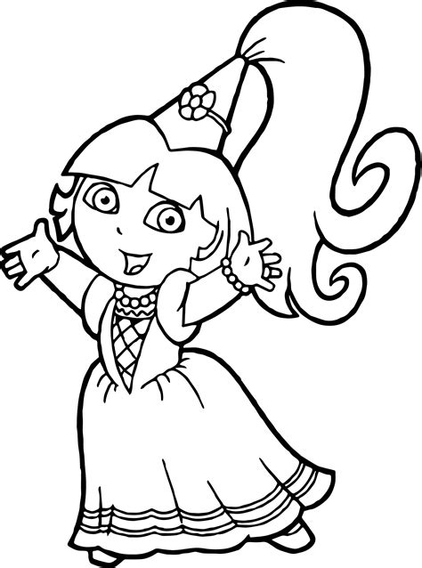 dora coloring coloring pages