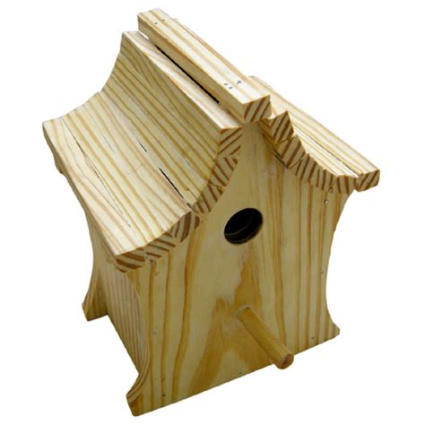 chickadee cottage bird house