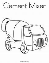 Cement Coloring Mixer Truck Pages Printable Noodle Twisty Colouring Library Clipart Print Popular Getcolorings Getdrawings Coloringhome Twistynoodle sketch template