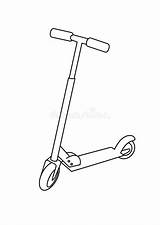 Scooter Stunt sketch template