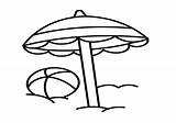 Sombrillas Playa Sombrilla Parasol Sunshade Imprimir Imágenes sketch template