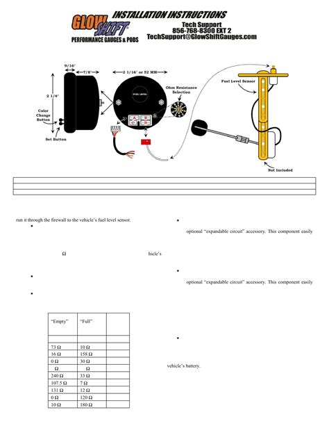 glowshift trans temp gauge wiring diagram wiring diagram pictures
