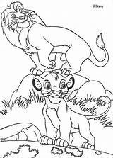Simba Coloring Mufasa Pages Lion King Pride Color Print Lands Online Walk Printable Hellokids Colorear Para Disney sketch template