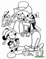 Coloring Disneyclips Goofy Merry Pluto sketch template
