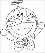Doraemon Pages Coloring Color Flying Online Coloringpagesonly sketch template