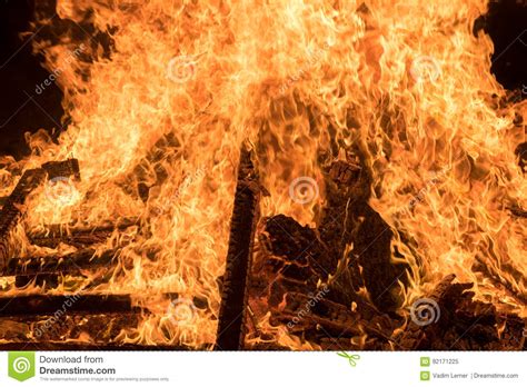 closeup bonfire  jewish holiday  lag baomer stock image image  hebrew jerusalem