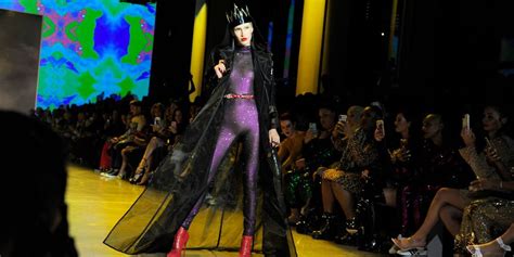 disney villains walk the runway at the blonds new york fashion week show new york fashion