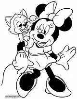 Minnie Coloring Figaro Mouse Pages Friends Disneyclips Playing Animal Funstuff sketch template