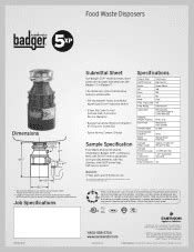 insinkerator badger xp support  manuals
