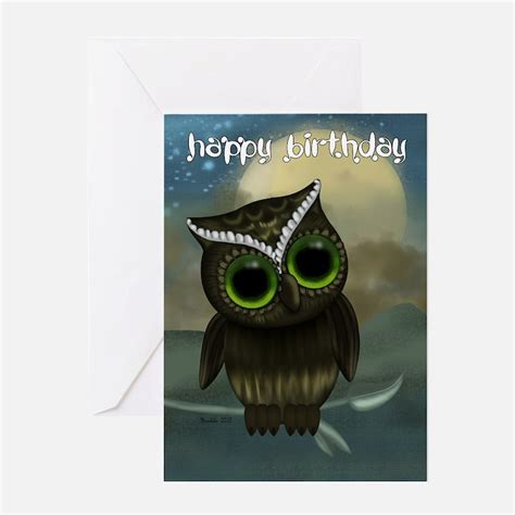 owl birthday greeting cards card ideas sayings designs templates