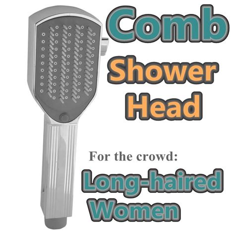 Bathroom Multi Purpose Comb Sprinkler Shower Head With Washer Blade