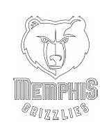 Grizzlies Memphis Topcoloringpages sketch template