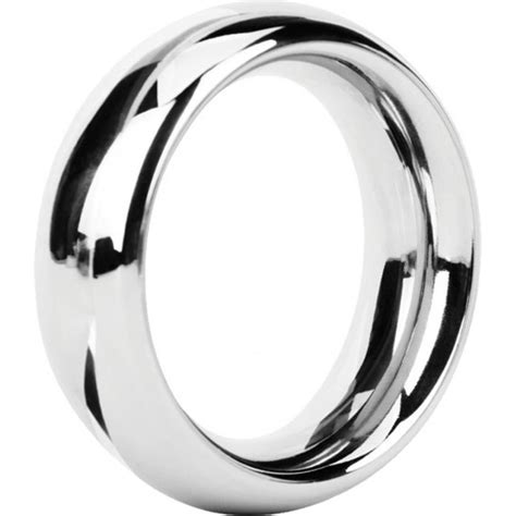malesation nickel free stainless steel rounded cock ring 38 mm