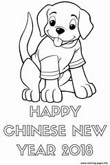 Chinese Year Coloring Pages Sheet Happy Printable Lunar Zodiac Sheets Kids Dog Printables Color Print Getdrawings Getcolorings Choose Board sketch template