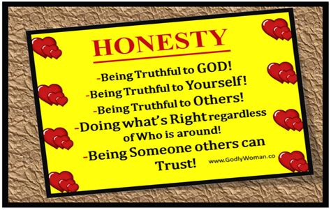 honesty is the best policy honesty godly women daily good things