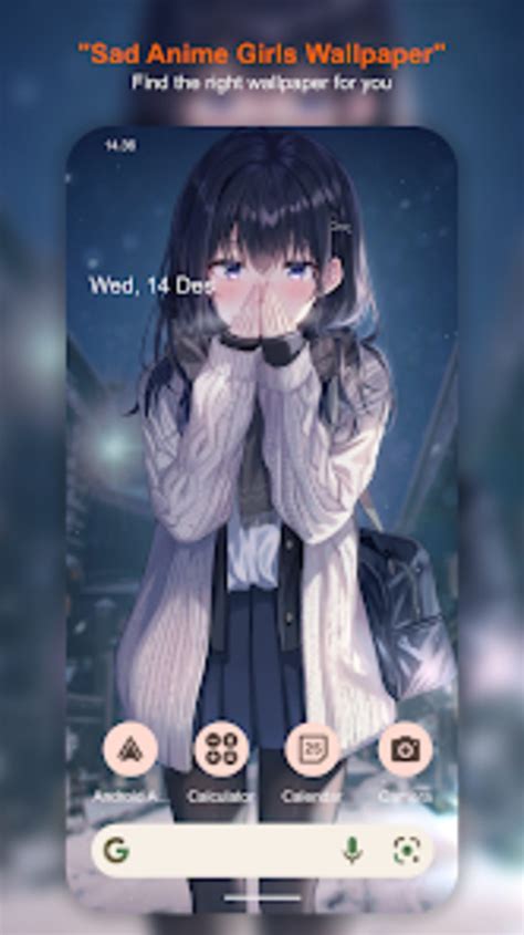 sad anime girls wallpapers   android