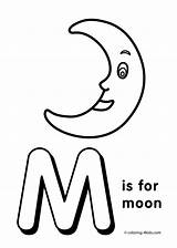 Alphabet Printable Letters Letter Coloring Pages Kids Colouring Preschool Moon Activities Abc Color Sheets Worksheets Words Print Preschoolers Printables English sketch template