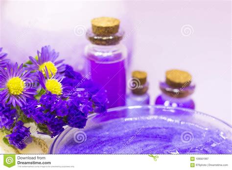 lavender aromatherapy spa concept stock image image  cream medical