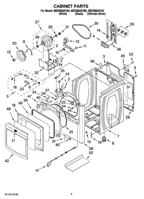 maytag bravos parts diagram