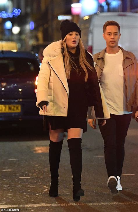charlotte crosby looks worse for wear as she enjoys night