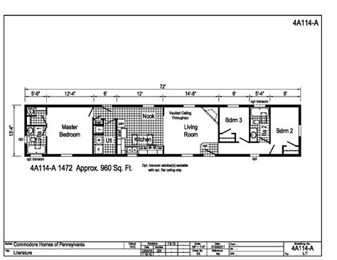 foot wide mobile home floor plans