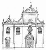 Igreja Barroco Igrejas Barrocas Brasileiras Brasileira sketch template