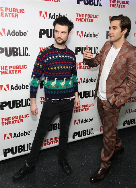 jake gyllenhaal and tom sturridge s fashion moment at opening night of