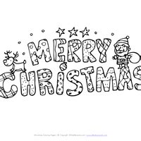 merry christmas coloring page merry christmas coloring pages
