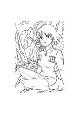 Nausicaa Coloring Pages sketch template