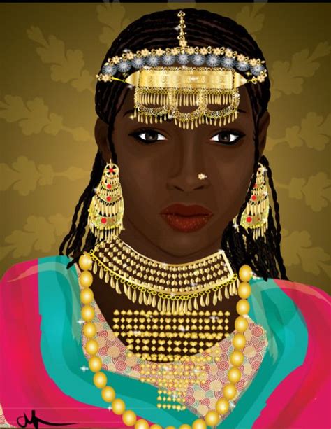 black women art nubian queen  mirzaaf black women art nubian