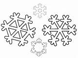 Coloring Snowflake Snowflakes Winter Pages Printable Color Snow Okna Omalovánky Flakes Simple Zdarma Kids Vytisknutí Vločky Na Sněhové Sněhulak Gif sketch template