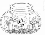 Educative Fishbowl Kinderart Grouper sketch template