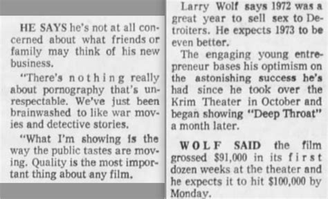 👊🏾70sdetroit👊🏾 On Twitter Jan 1973 Larry Wolf Cleans Up The Krim
