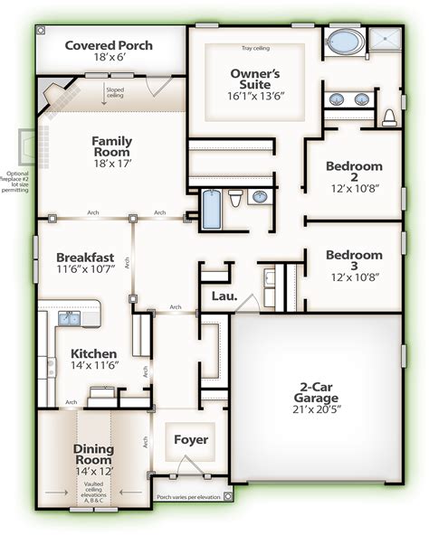 floor plan details floor plans essex homes   plan