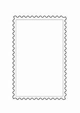 Postage Stamp Coloring Edupics sketch template