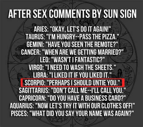 After Ments By Zodiac Sign Scorpio Quotes