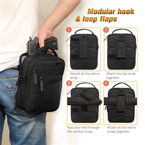 finpac tactical concealed carry gun pistol holster handgun shoulder bag